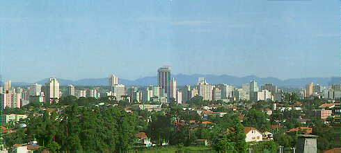 Vue panoramique de Curitiba